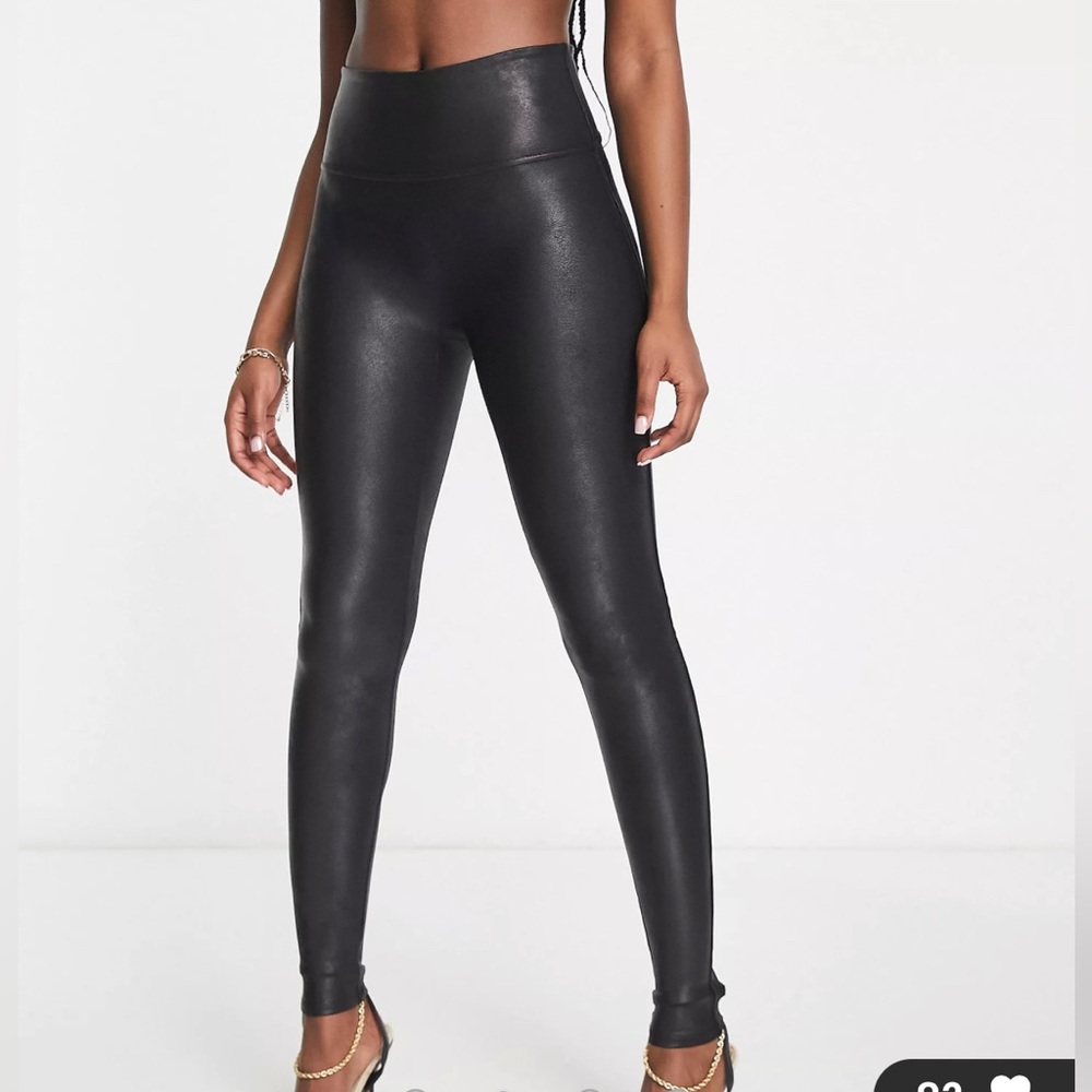 Brand New SPANX faux leather leggings